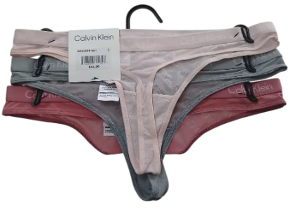 Pack De 3 Tangas Calvin Klein talla S