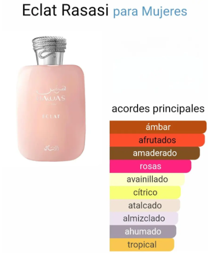 Rasasi Hawas Eclat Eau de Parfum 100ml Floral Frutal Mujer