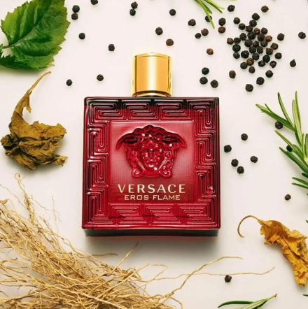 Set de Perfume Para Hombre Versace Eros Flame EDP Con de Ducha