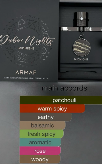 Armaf Midnight Eau De Parfum 100 Ml Hombre Spray