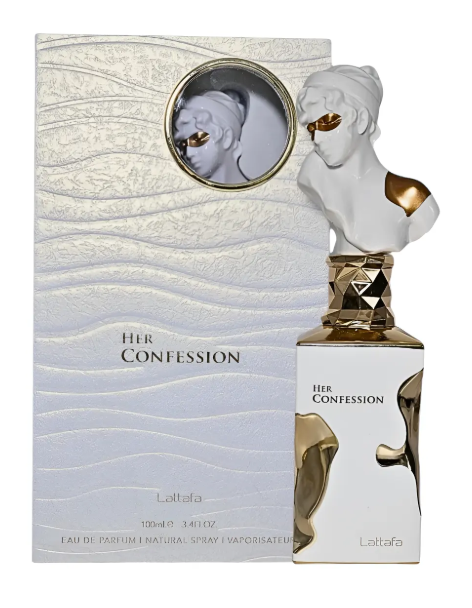 Lattafa Her Confession For Women Eau De Parfum 3.4oz