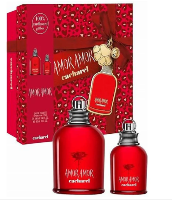 SET AMOR AMOR EDT 100ML 2 PIEZAS CACHAREL