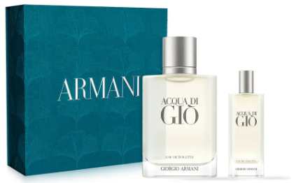 Set Acqua Di Gio Edt 100ml + Mini 15ml Armani Para Caballero