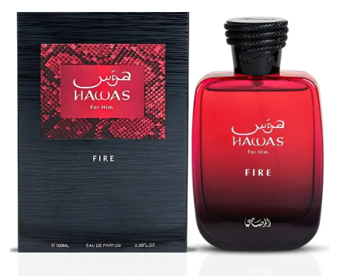 Hawas Fire Para Hombre De Rasasi Edp 100ml